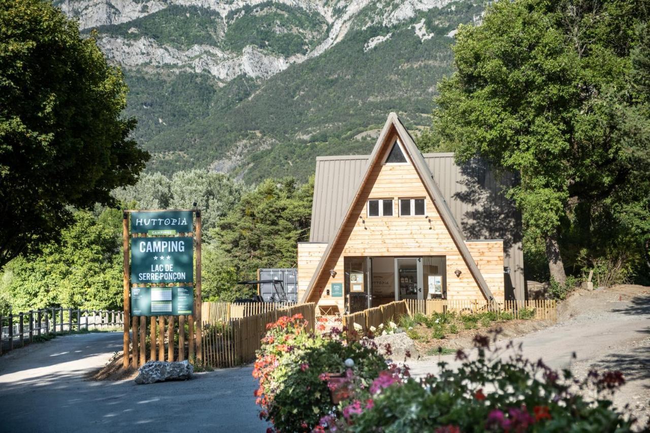 Huttopia Lac De Serre-Poncon Le Lautaret Buitenkant foto